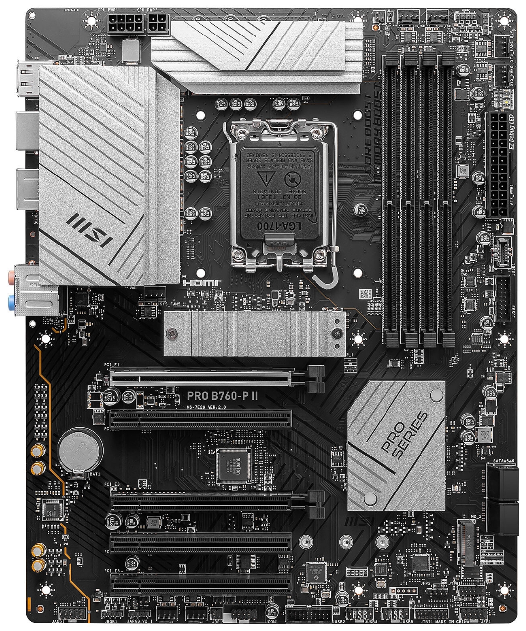 MSI PRO B760-P II DDR5 4711377193887 – Prix
