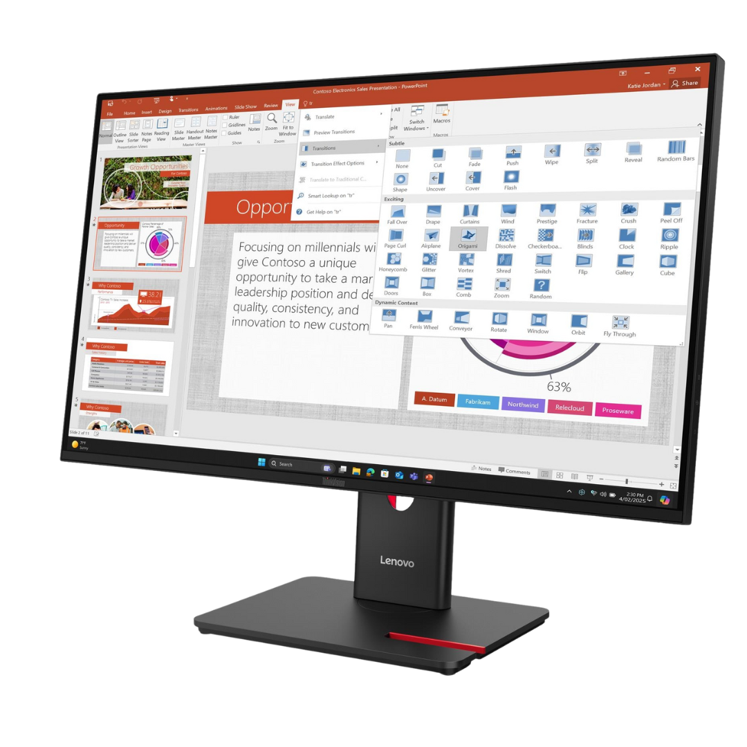 Lenovo ThinkVision T27-40 27 pouces 64A5MAT6EU – Prix