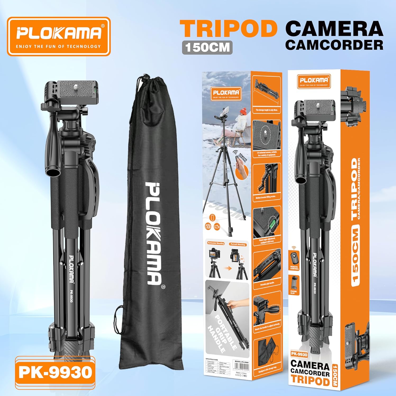 Plokama Trépied PK9930 150 cm – Prix
