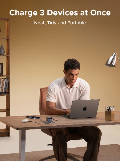 UGREEN GaN 65W Fast Charger USB-C RETRACTABLE – Prix