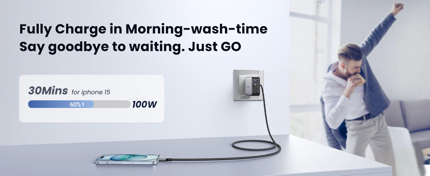 UGREEN 100W USB Type C to USB C PD Fast Charging Braid cable 5A Max 1m | PRIX