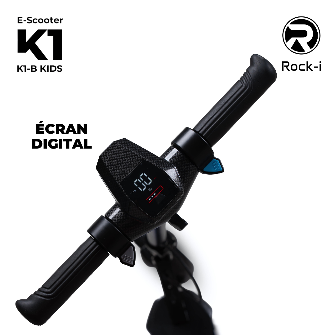 Trottinette éléctrique pour enfant K1 B Noir – Prix