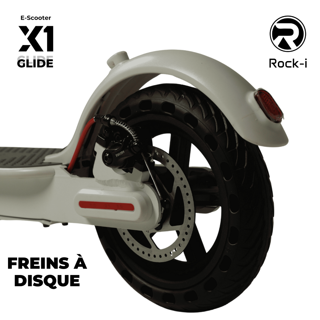 Trottinette électrique X1 GLIDE Noir Rouge | PRIX