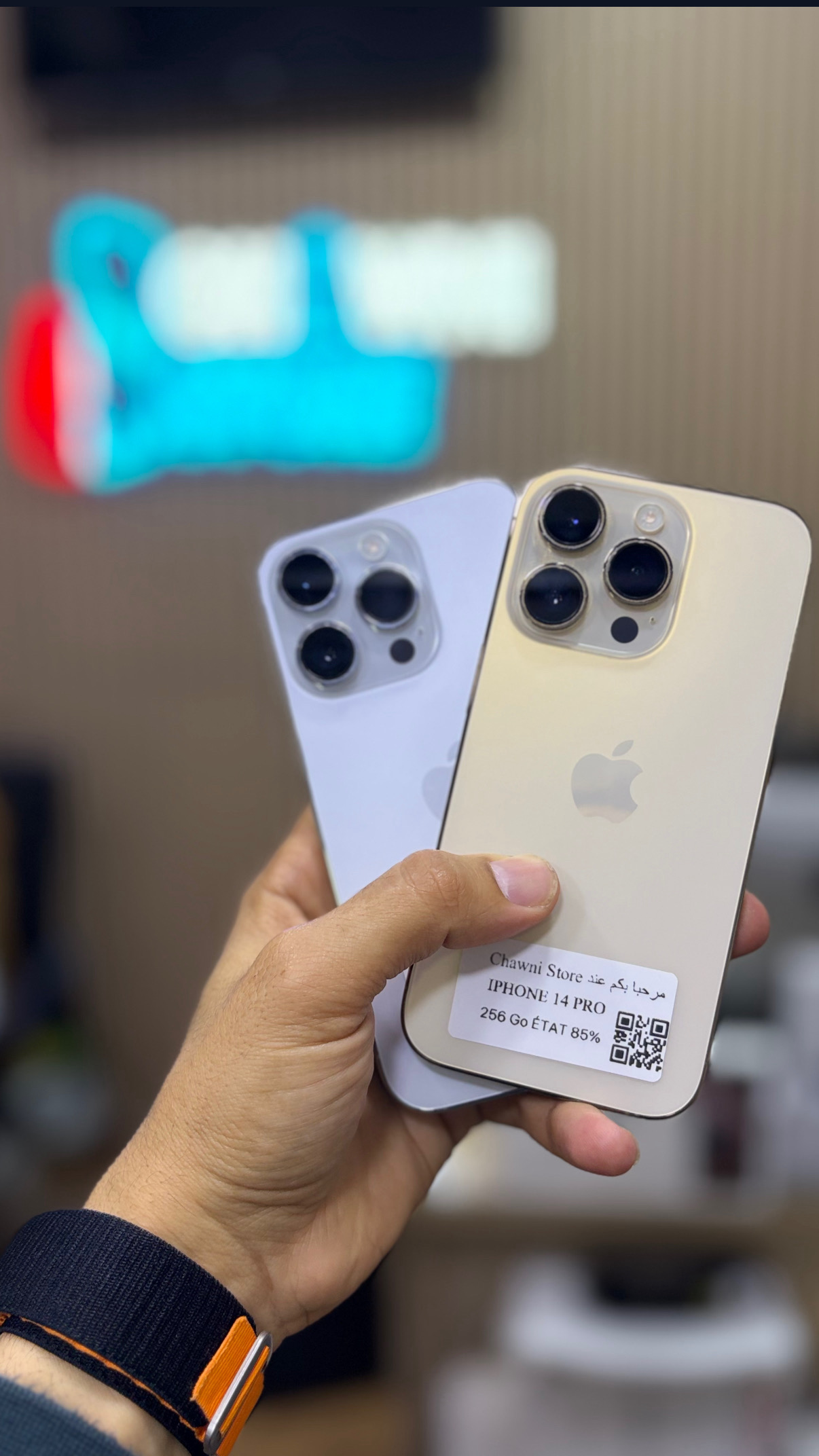 Apple iPhone 14 Pro, 256 Go Version Europe | Prix E-Sim|Carte Sim