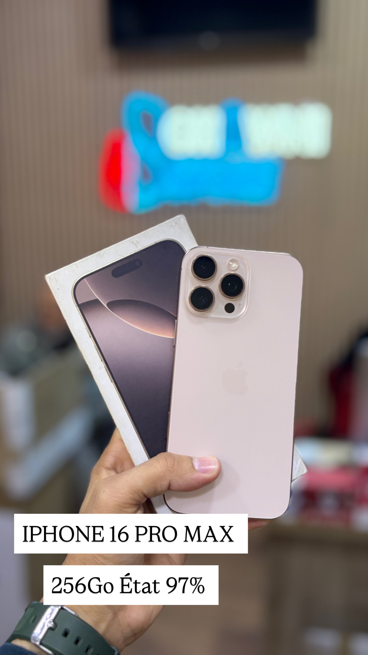 Apple Iphone 16 Pro Max 256Go 8Go RAM | PRIX E-Sim|Carte Sim