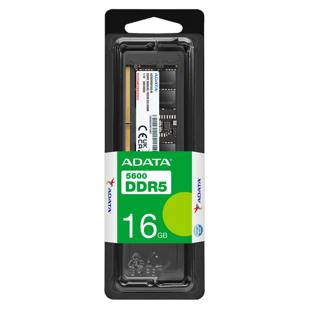 Barrette mémoire ADATA SO-DIMM 16GB DDR5-5600MHz AD5S560016G-S – Prix
