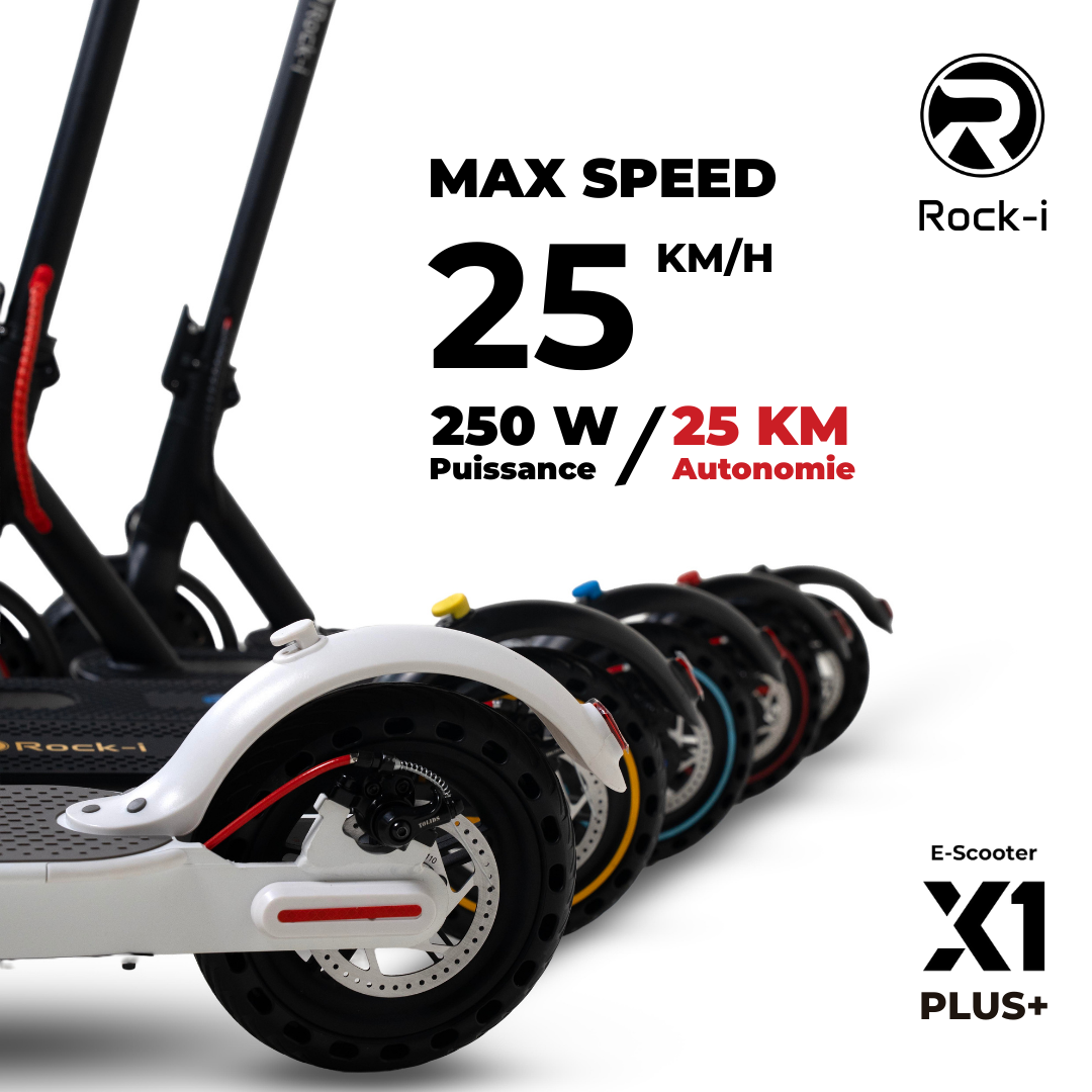 Trottinette électrique X1 PLUS Noir | PRIX