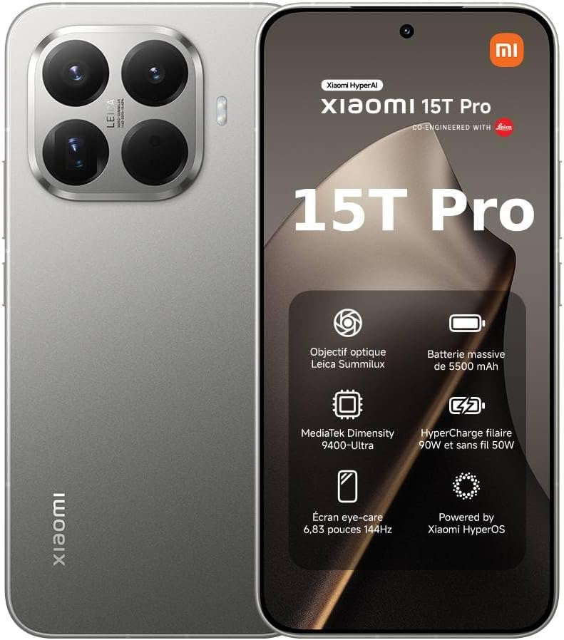 Xiaomi 15T Pro 512Go 12Go RAM – Prix