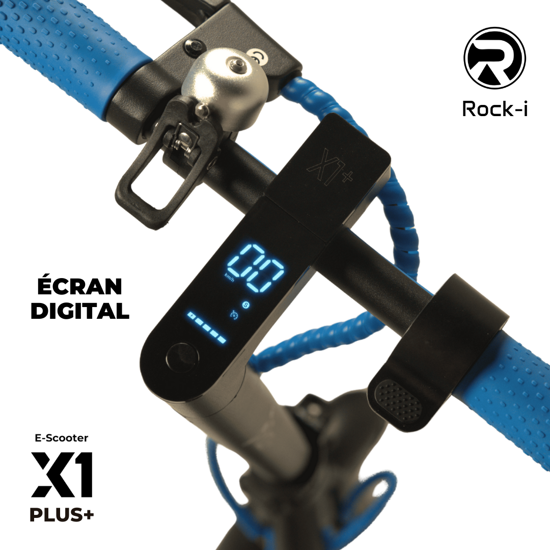 Trottinette électrique X1 PLUS Noir Bleu | PRIX