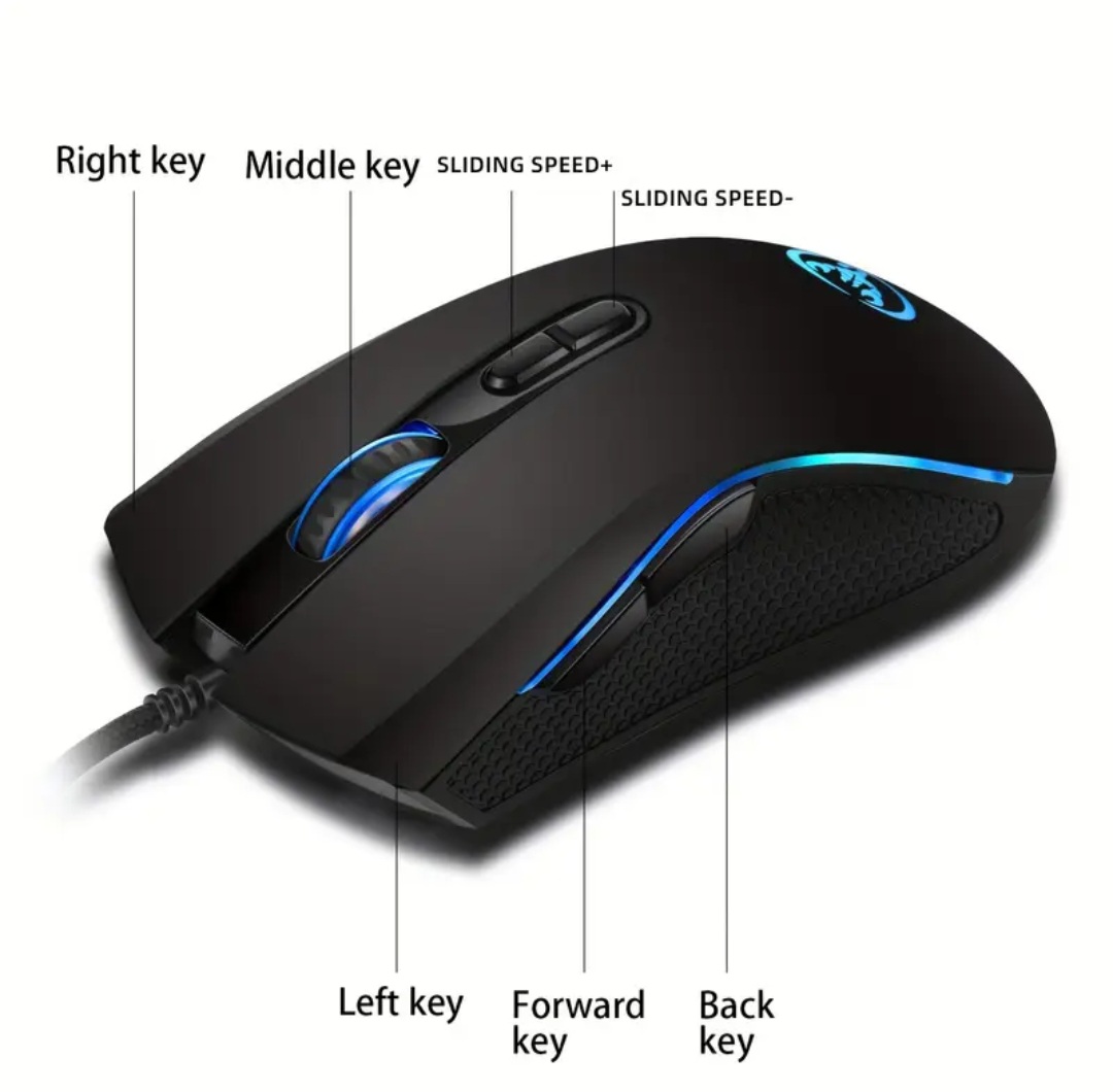 Souris Gaming RGB 3200 DPI USB Design Gaming – Prix