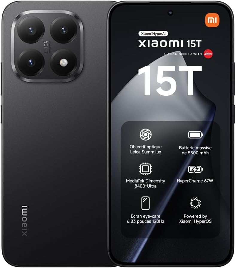 Xiaomi 15T 256Go 12Go RAM – Prix