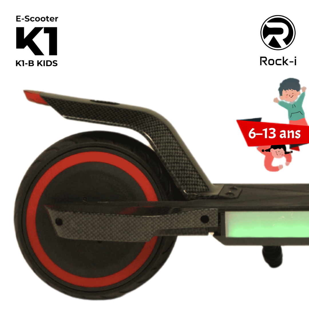 Trottinette éléctrique pour enfant K1 B Noir – Prix