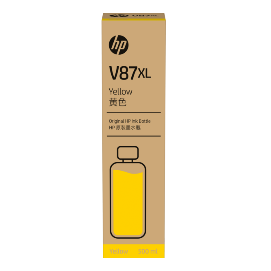 HP V87XL Jaune 500ml Bottled 7FN96A | PRIX