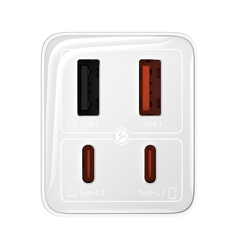 Baseus Charger Fast Charger 2xUSB-C 2xUSB 65W | PRIX