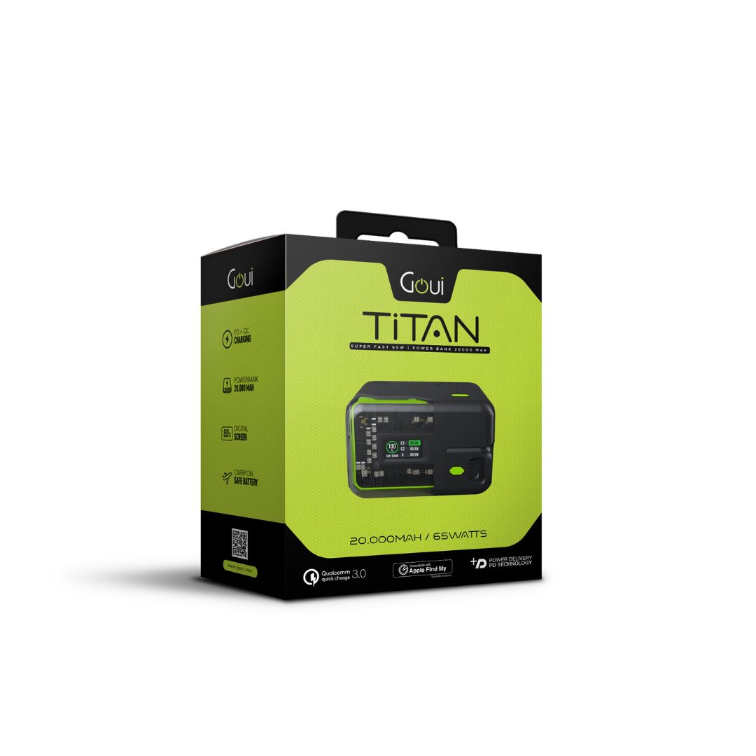 Goui Titan Power Bank 20 000mAh 65W G-PB65FM-K
