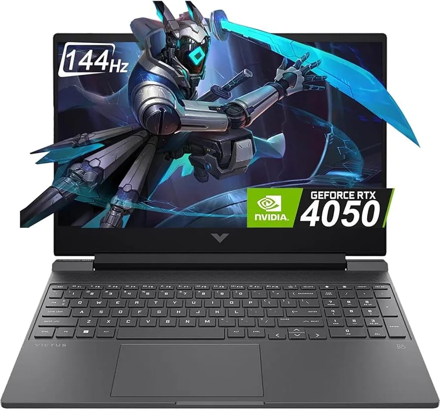 HP Victus 16 Gaming Laptop RTX 4050 6GB i5-14450HX 16GB RAM 512Go Écran 144Hz