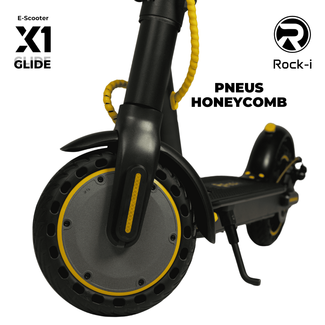 Trottinette électrique X1 GLIDE Noir Jaune | PRIX