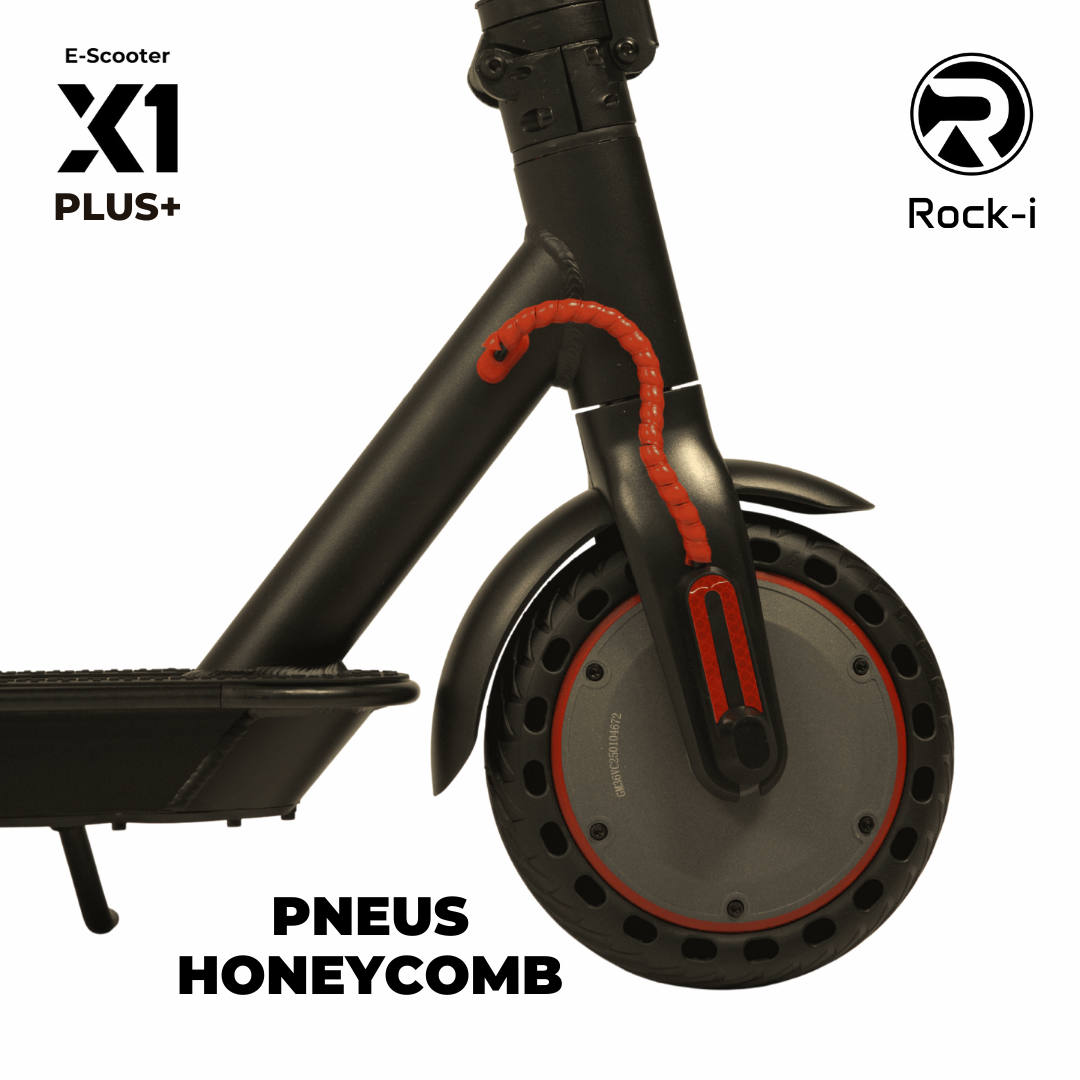 Trottinette électrique X1 PLUS Noir Rouge| PRIX