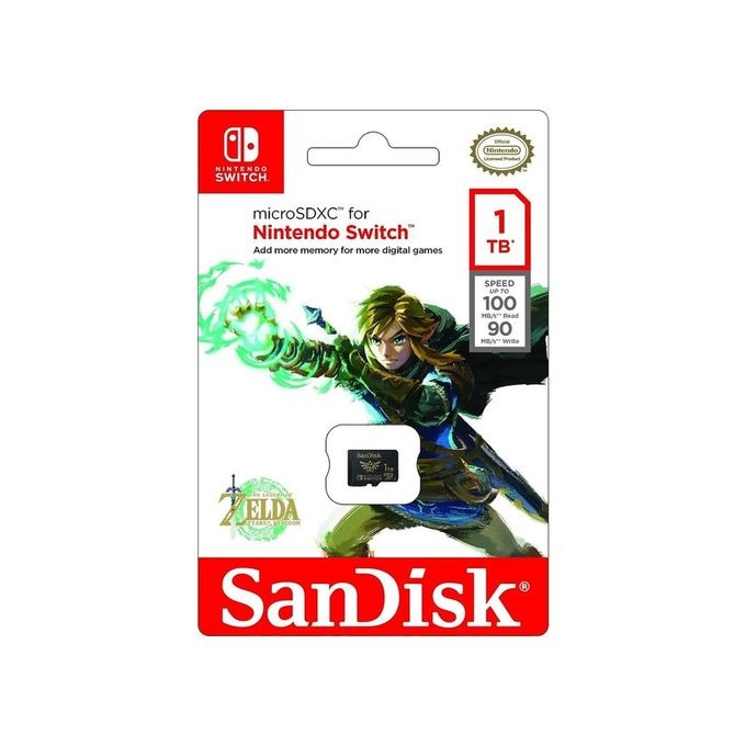 Carte microSD 1To Nintendo Switch Zelda Tears Of The Kingdom 