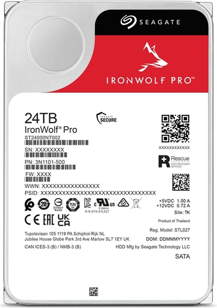 Seagate Ironwolf Pro 24To – Prix