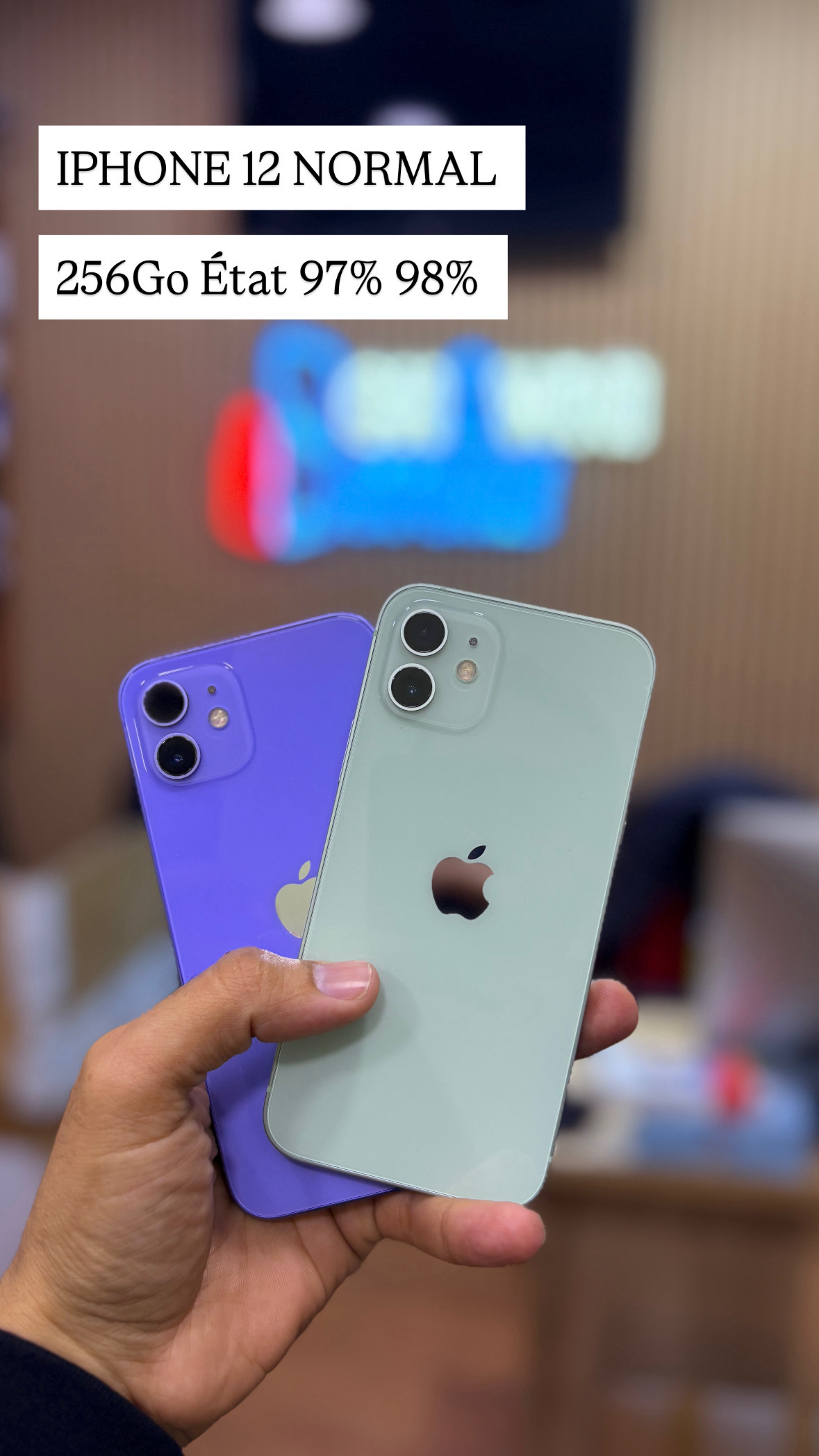 Apple iPhone 12 256Go | PRIX E-Sim|Carte Sim