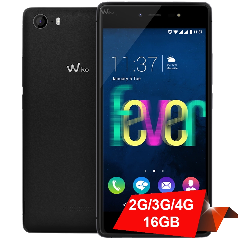 EbestStar Cover Con Risvolto In Pelle Per Wiko Fever 4G: Custodia Verticale Con Magnetica + Pellicola Vetro Temperato