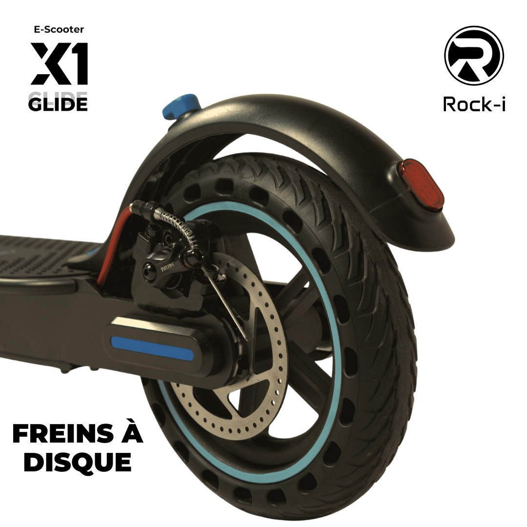 Trottinette électrique X1 GLIDE Noir Bleu | PRIX