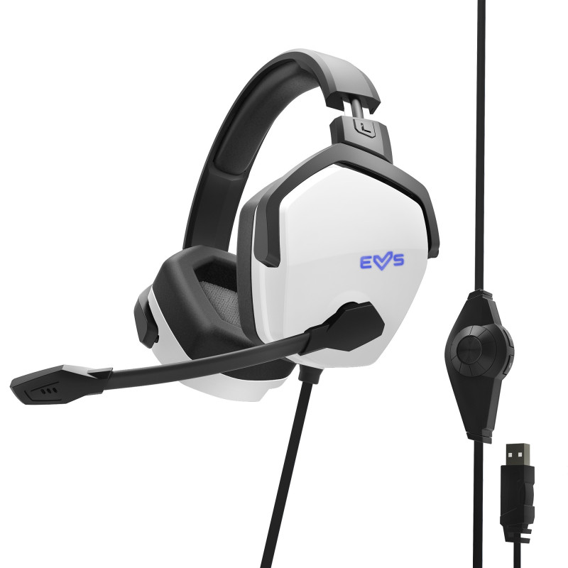 Energy Sistem Casque ESG 4 Surround 7.1 Blanc 8432426453184 | Prix