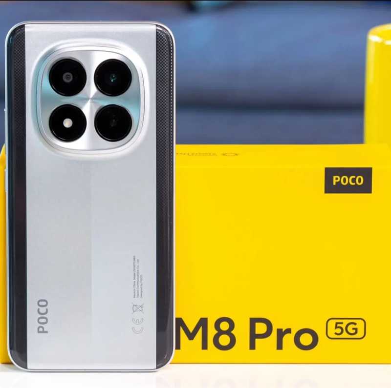 Xiaomi Poco M8 PRO 5G 512Go 12Go RAM Avec Chargeur