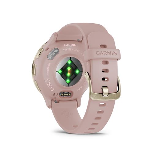 Garmin Venu 3S GPS Sport and Health Smart Watch oft Gold with Pink Strap 41 mm Case