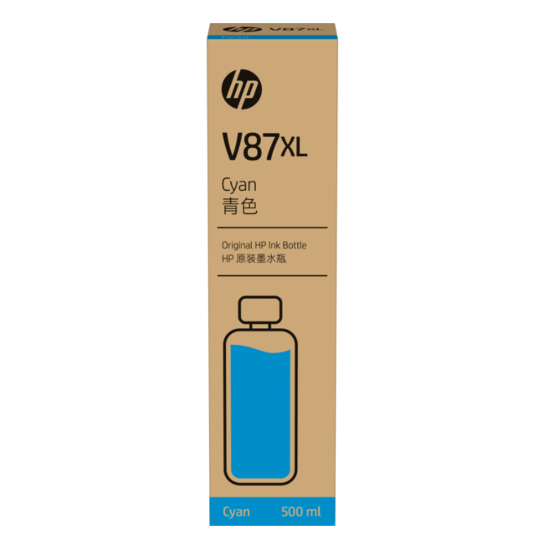 HP V87XL Cyan 500ml Bottled 7FN95A | PRIX
