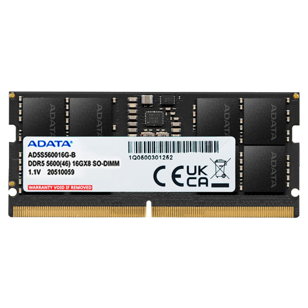 Barrette mémoire ADATA SO-DIMM 16GB DDR5-5600MHz AD5S560016G-S – Prix