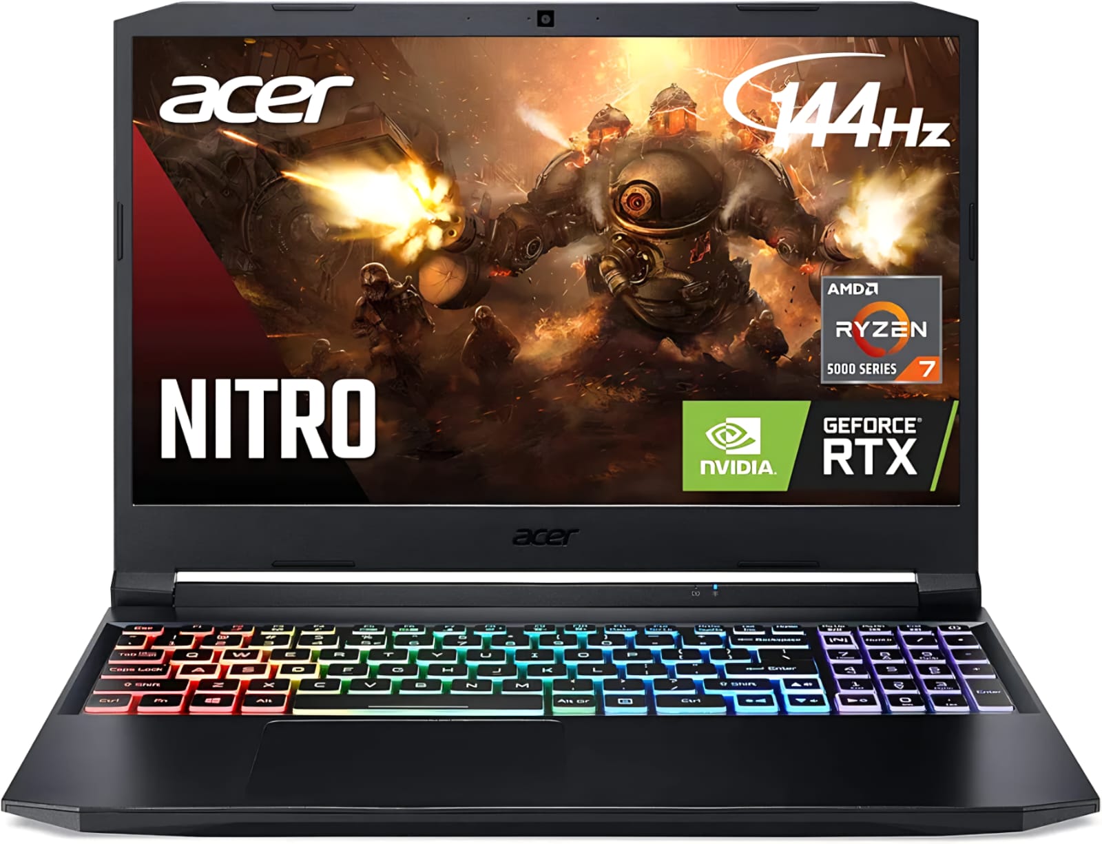 Acer Nitro 5 Gaming Laptop Ryzen 7 5800H RTX 3070 8GB 1To 16Go RAM 144Hz 