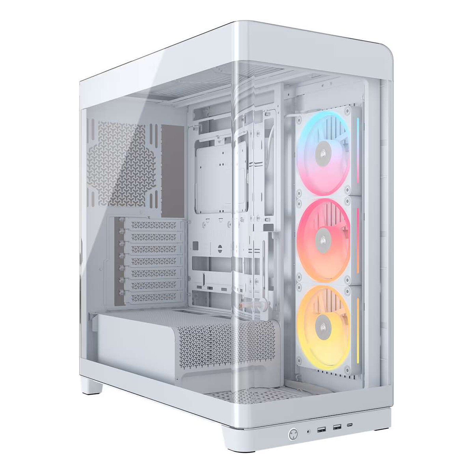 Corsair Boitier FRAME 4500X RS-R ARGB Mid-Tower CC-9011315-WW Blanc 840440402787 – Prix