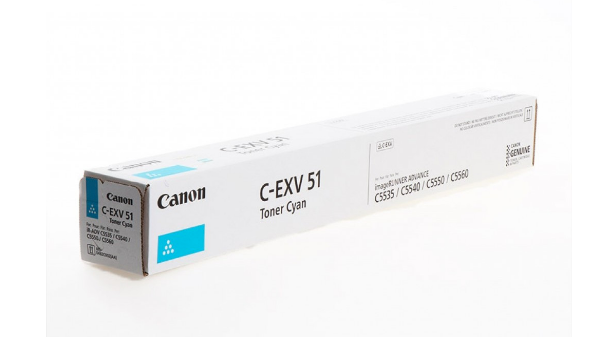 Canon Toner CYAN pour C55XX-EXV51 0482C002AA | PRIX