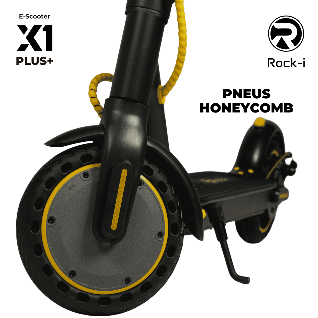 Trottinette électrique X1 PLUS Noir Jaune | PRIX