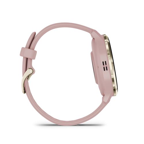 Garmin Venu 3S GPS Sport and Health Smart Watch oft Gold with Pink Strap 41 mm Case