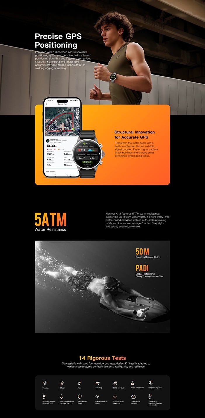 Kieslect Smart Calling Watch Kr 3 – Prix