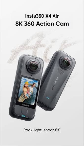 insta360 x4 air 8k 360 camera Pack light Shoot 8K – Prix