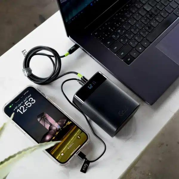 Goui P30 Premium Power Bank 30 000 mAh 140W Ultra Rapide G-PBDS30-K – Prix