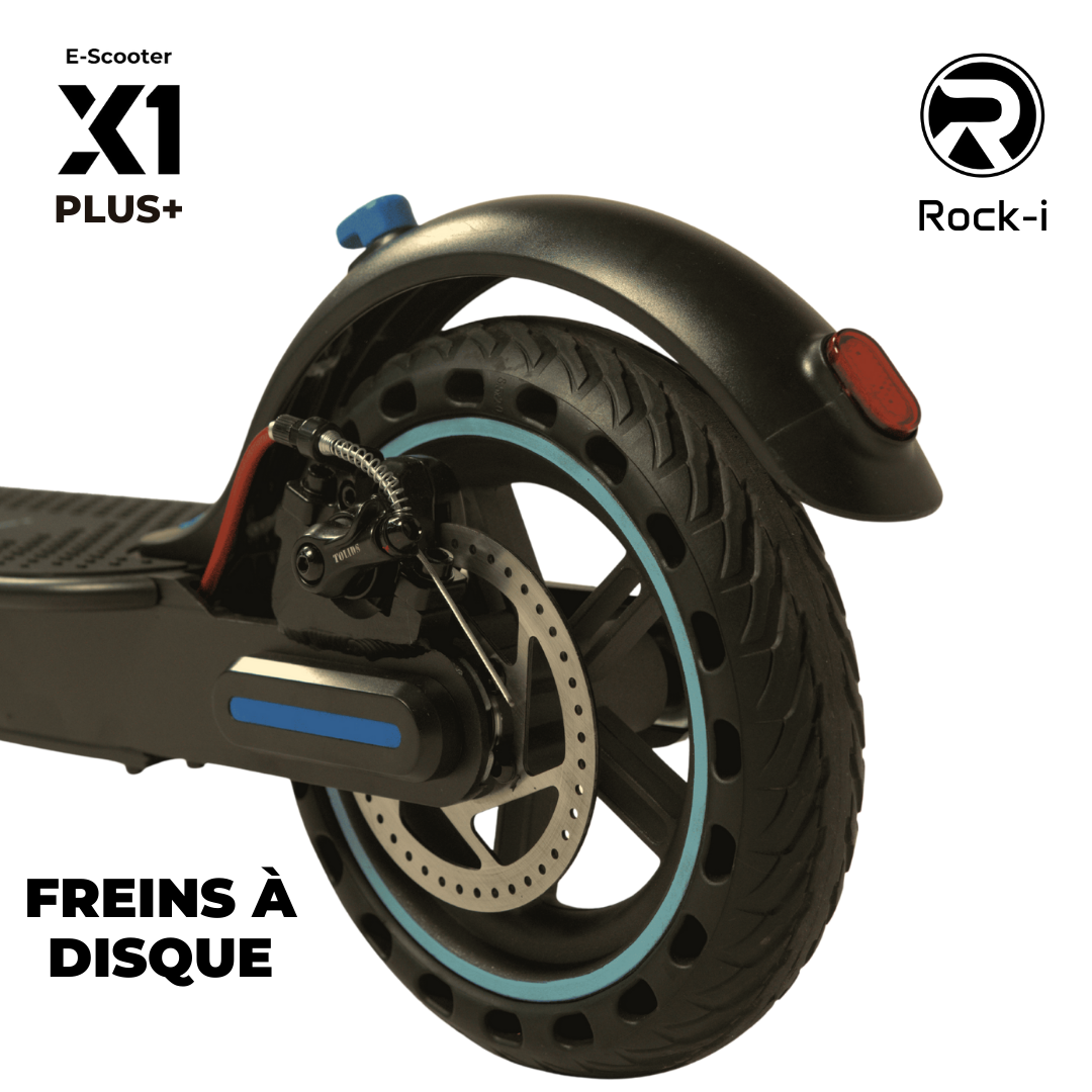Trottinette électrique X1 PLUS Noir Bleu | PRIX
