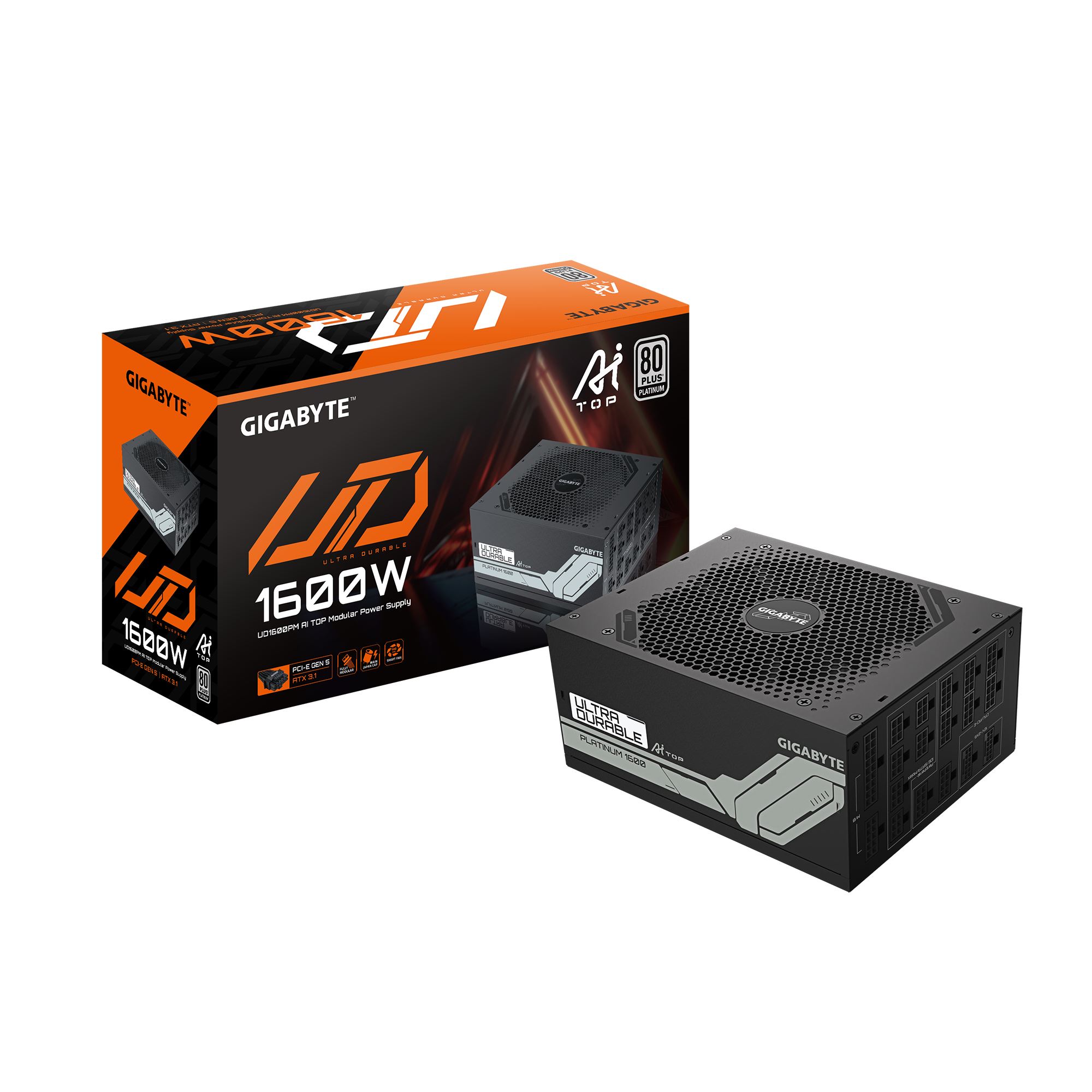 Gigabyte UD1600PM PG5 AI TOP 80 Plus Platinum 1600W 4719331555047 – Prix