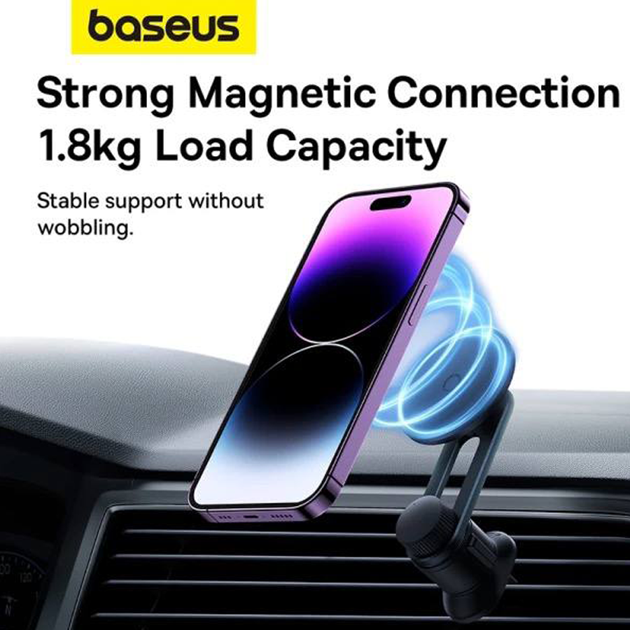 Baseus Support magnétique de voiture pour téléphone pivote à 360° MagPro – Prix