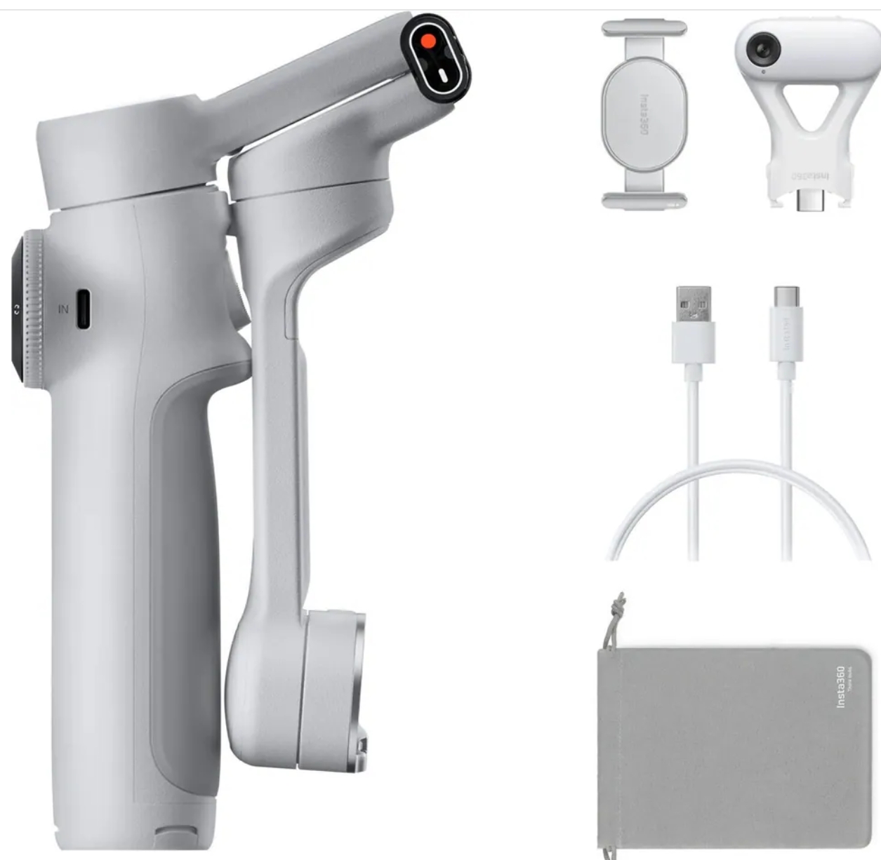 Insta360 Flow 2 AI Tracker Bundle Gris 6977644763407 – Prix