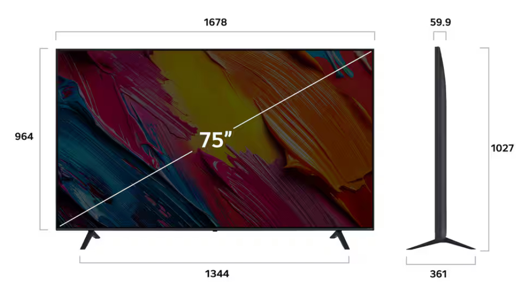lg smart tv qned 75 4k hdr qned70a