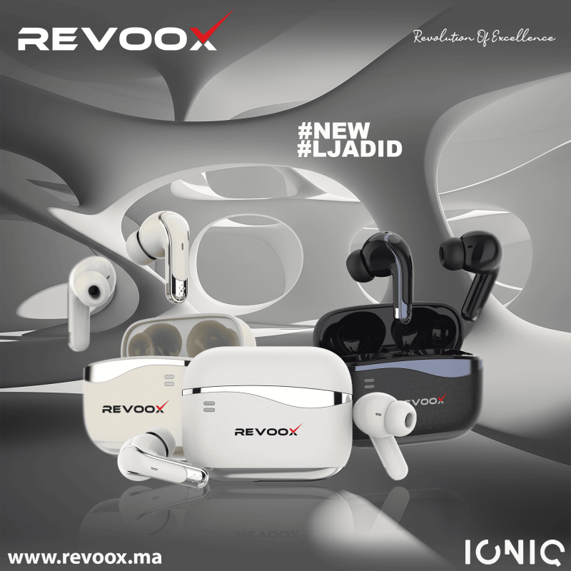 REVOOX IONIQ - Écouteurs Bluetooth sans fil | Son clair et design moderne