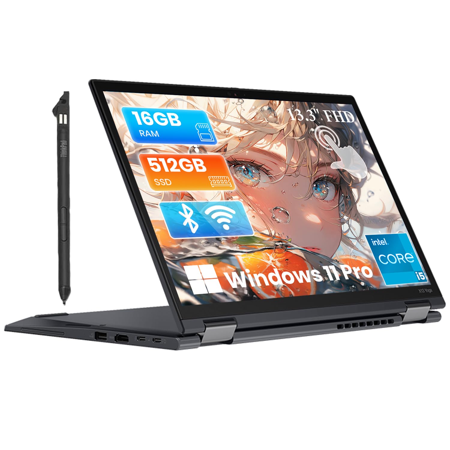 Lenovo Thinkpad X13 Carbon Tactile 360 16Go 256Go SSD Pos 13.3 PRO – Prix