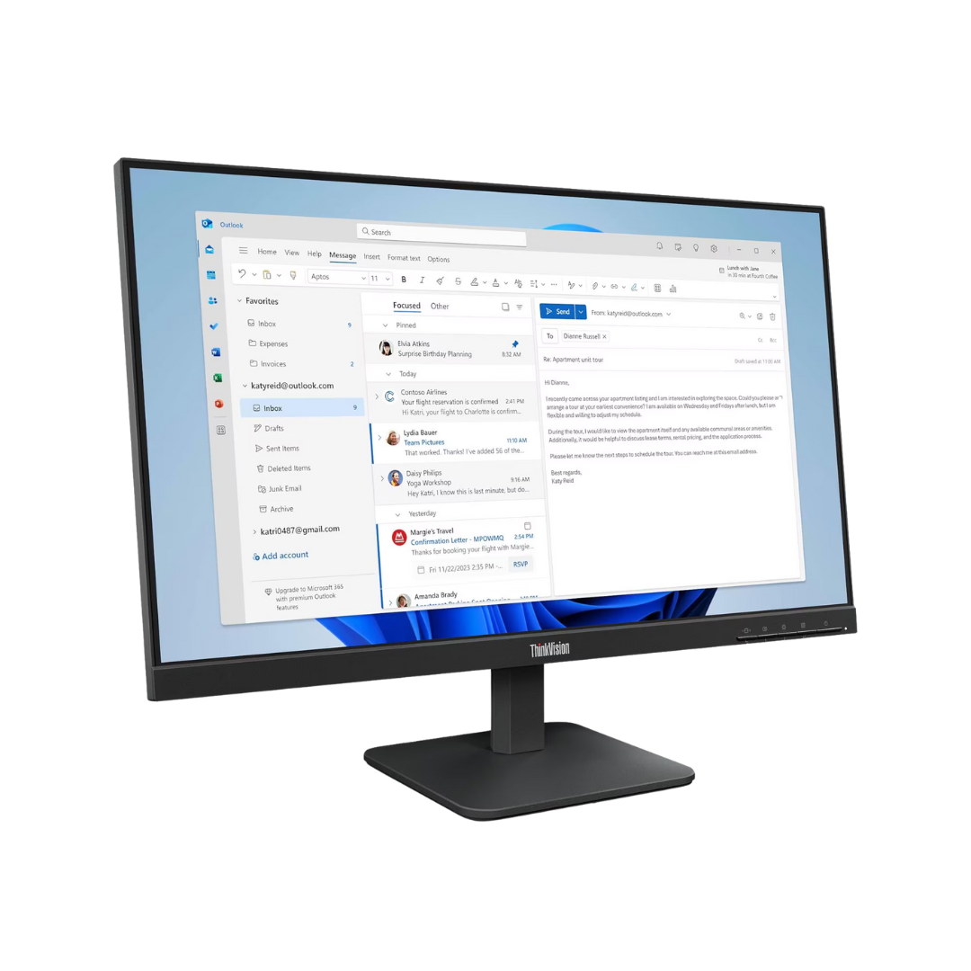 Lenovo ThinkVision S24-4e 24 pouces 64B5KAT1EU – Prix