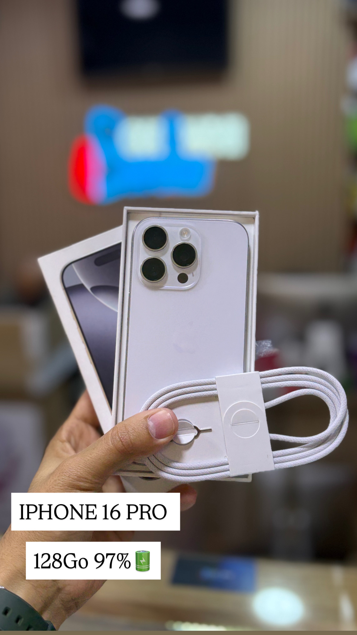 Apple iPhone 16 Pro 128Go 8Go RAM | PRIX E-Sim|Carte Sim