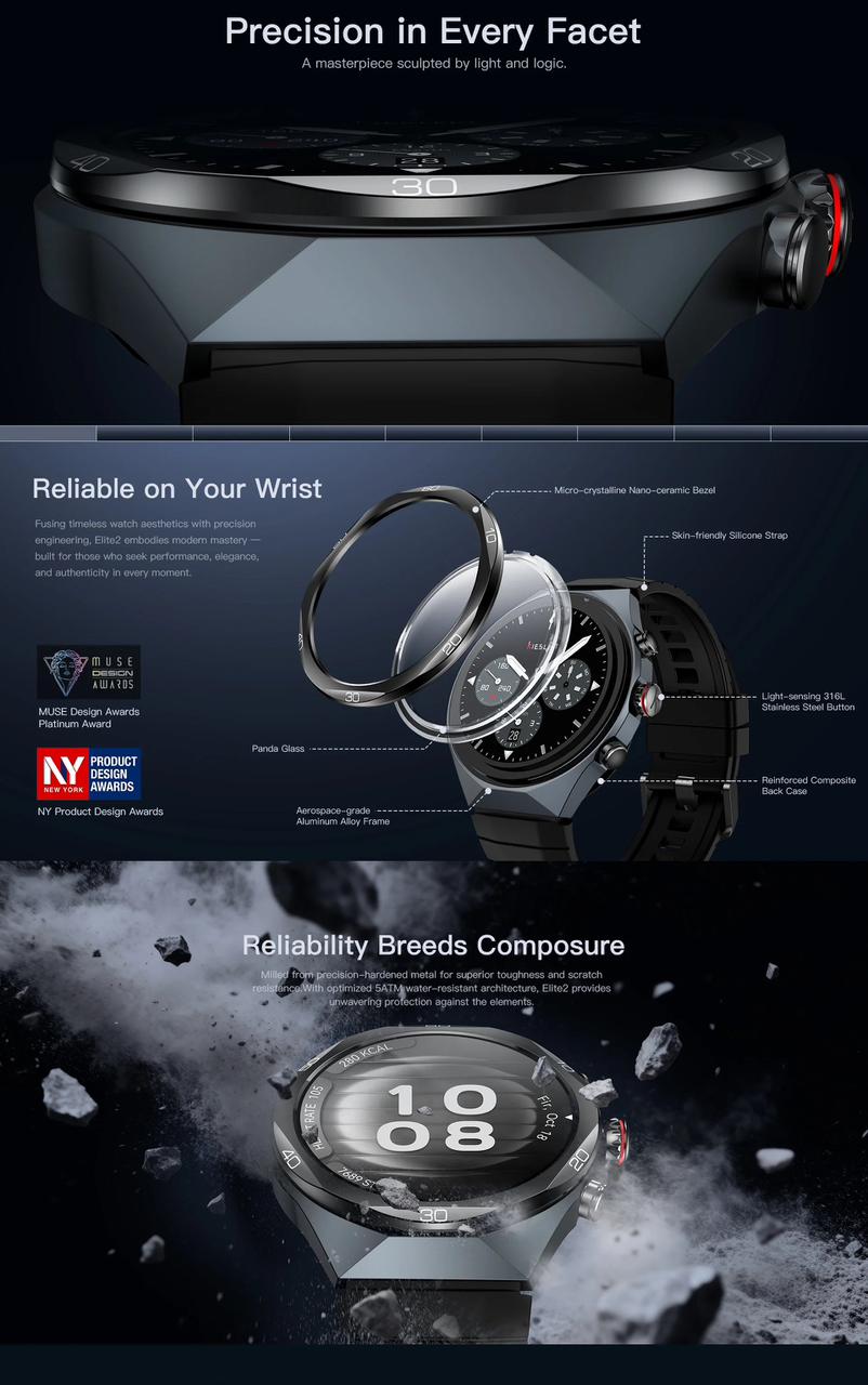 Kieslect AI Smartwatch Elite2 – Prix